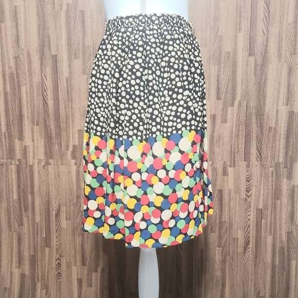 Anthro/CoreyLynnCalter Sz Small Silk Skirt - Picture 6 of 8